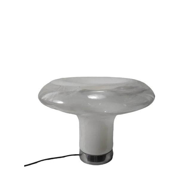 Silver Lesbo Table Lamp by Angelo Mangiarotti for Artemide, 1960s For Sale - Image 8 of 8