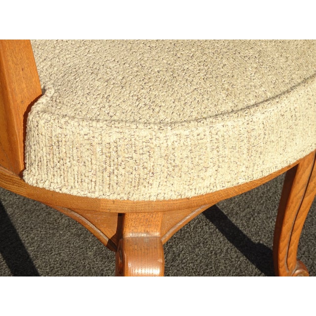 Set of 10 Vintage Mid Century Enkeboll La Condesa Oak Highback Spindle Chairs For Sale - Image 15 of 16