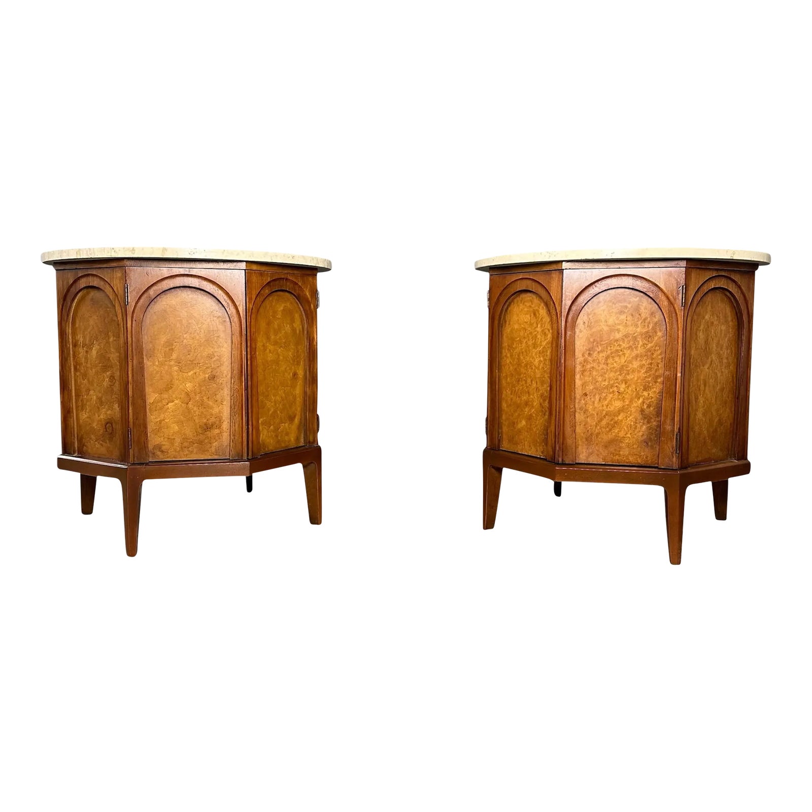 送料込み　vintage thomasville ナイトテーブル 1960s Pair of Thomasville 