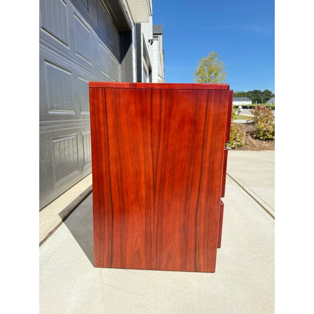Vintage Mobican Danish Rosewood Lowboy Dresser For Sale - Image 4 of 8