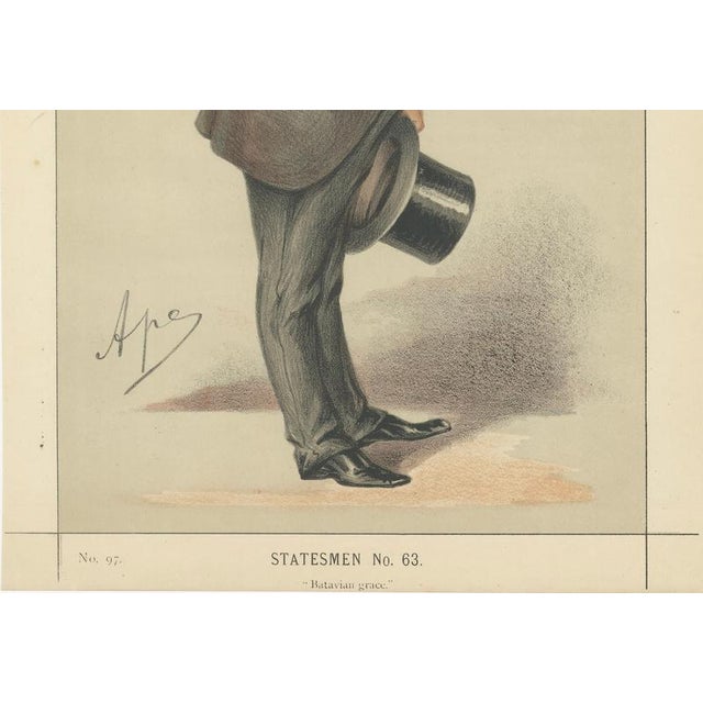 Victorian Statesman in Profile – Vanity Fair Statesmen No. 63, 1870 Issued September 10, 1870, this Vanity Fair caricature...