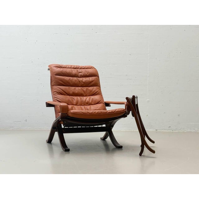 Set of Flex Lounge Chair and Ottoman by Ingmar Relling for Westnofa, Norway, 1960s For Sale - Image 10 of 18