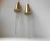Glass Scandinavian Modern Glass & Brass Icicle Pendant Lamps from Atelje Engberg, Set of 2 For Sale - Image 7 of 7