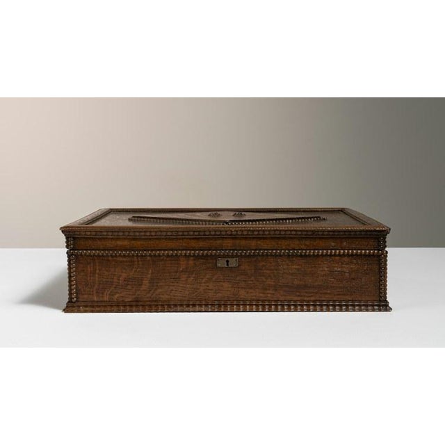 Wood Oak Box For Sale - Image 7 of 8