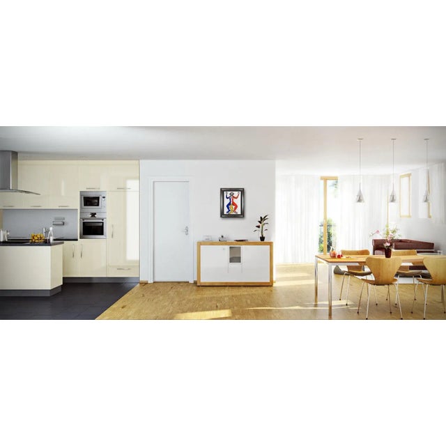 Original Alexander Calder Limited Edition Lithograph in color. On Woven paper. Sur le presses de Mourlot Freres, Paris...