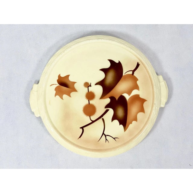 Art Deco Ceramic Cake Plate from Grünstadt Heinrich Kalau, 1930s For Sale - Image 3 of 13