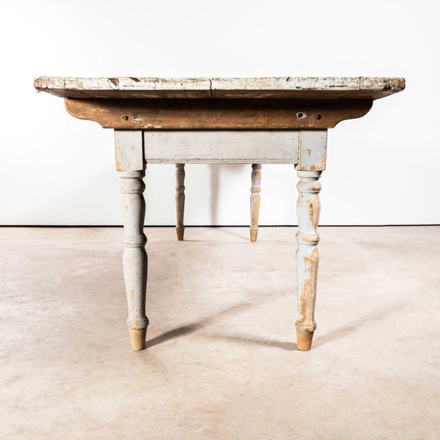 1930s Large French Chateau Dairy Rectangular Dining Table, 1930s For Sale - Image 5 of 8
