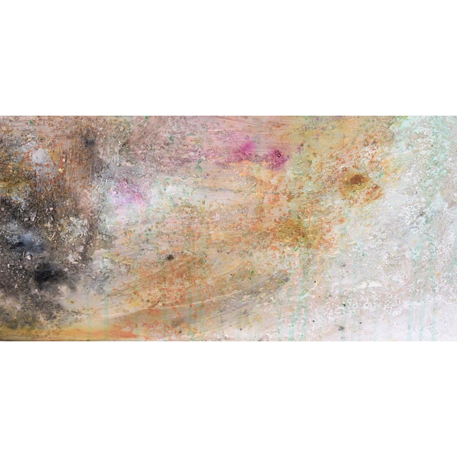 Textile "China Grade" Textured Expressionist Composition in Acrylic on Canvas by Charles David Francis For Sale - Image 7 of 9