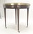 Widdicomb Round Brass Gallery Top Fluted Legs Lamp Side Table on Casters MINT For Sale - Image 13 of 13
