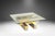 Mid Century Modern Attributed to Paul Evans Cityscape Brass Chrome Glass Coffee Table For Sale In Baltimore - Image 6 of 12