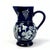 Vintage Blue & White Ceramic Pitcher Curation - Group of 5 For Sale - Image 14 of 18