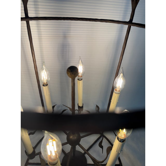 Ironware Celeste Lantern Chandelier For Sale - Image 13 of 18