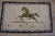 Mid Century Vintage American Folk Art Horse Weathervane Design Wool Pile Hooked Equestrian Area Rug For Sale - Image 9 of 11