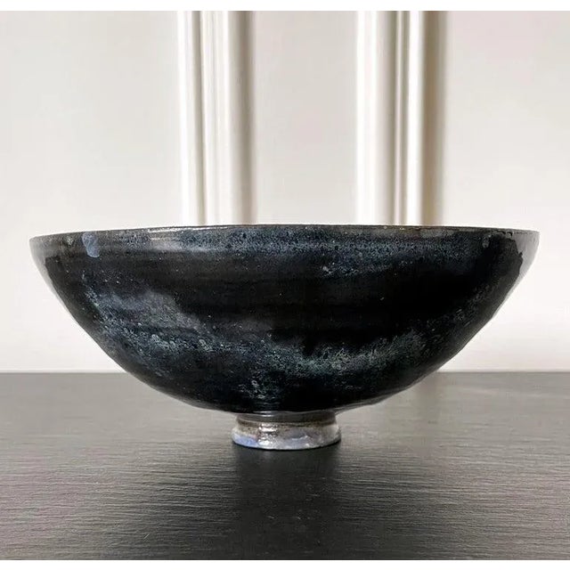 Ceramic Bowl with Expressive Glaze by Beatrice Wood For Sale - Image 4 of 13