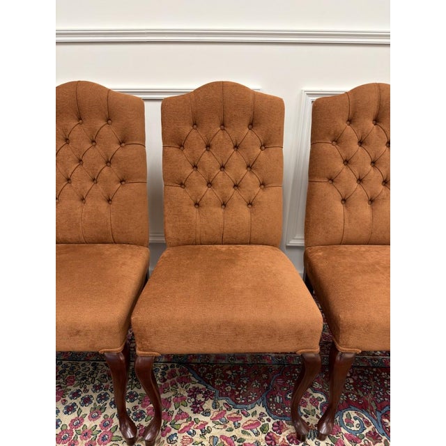 English Chesterfield President Chairs, Set of 6 For Sale - Image 13 of 18