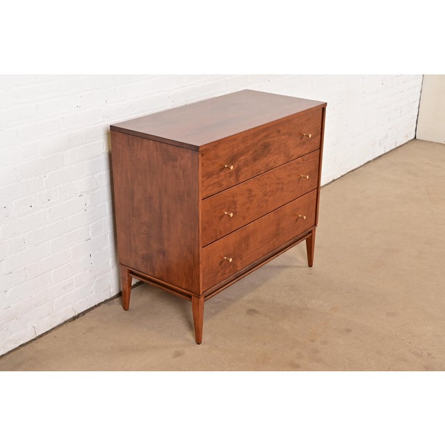Planner Group Paul McCobb Planner Group Solid Birch Dresser or Chest of Drawers, Newly Refinished For Sale - Image 4 of 15