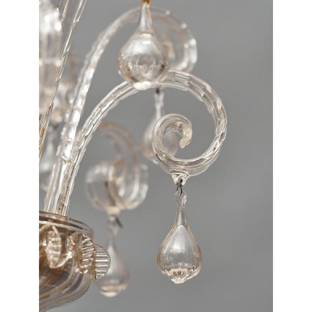 Venetian 2-Tier Chandelier with 9 Bulbs For Sale - Image 11 of 14