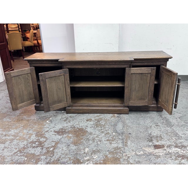 Restoration Hardware Restoration Hardware 20th Century English Media Console For Sale - Image 4 of 12