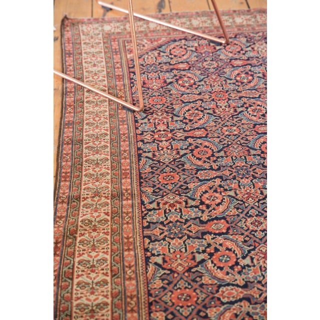 Navy Blue Antique Mission Malayer Rug - 4'3" x 6'5" For Sale - Image 8 of 14