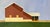 Wide Open Sky by Justin Wheatley | Acrylic on Canvas Red Barn With Green Fields For Sale - Image 4 of 11