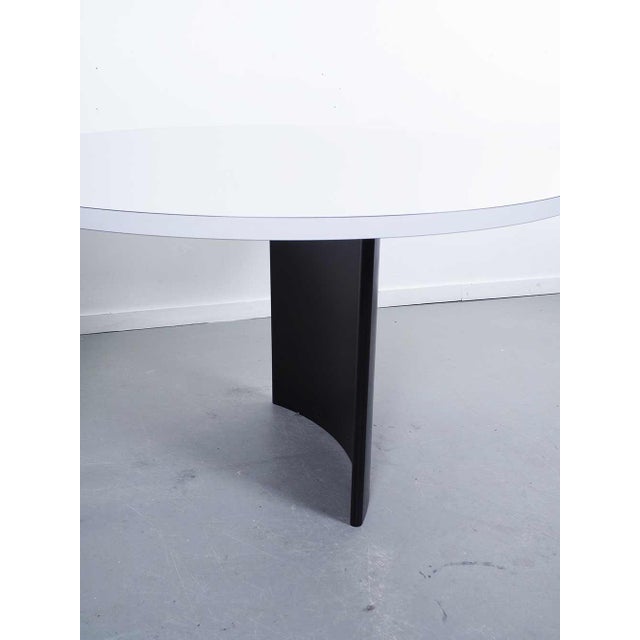 Black and White Model Th001 Castelijn Table, 1980s For Sale - Image 9 of 14