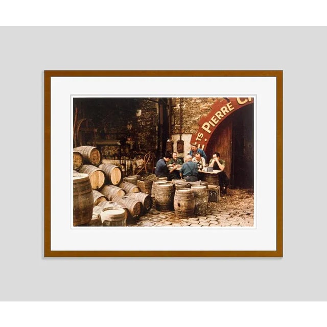 Modern Parisian Wine Market 1950s by Peter Cornelius Framed C-Print For Sale - Image 3 of 3