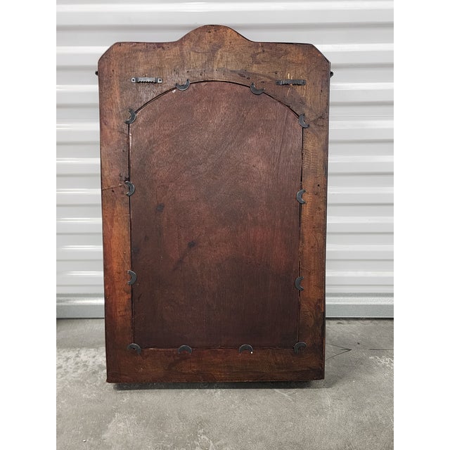 Vintage Bamboo & Rattan Pagoda Mirror For Sale - Image 12 of 12
