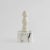 Mid-Century Modern Sculptural Postmodern Beeswax Pillar Candle No.01 in Alabaster White For Sale - Image 3 of 3