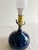 Blue 1960s Mid-Century Modern Lotte and Gunnar Bostlund Table Lamp, Ultramarine Blue For Sale - Image 8 of 9