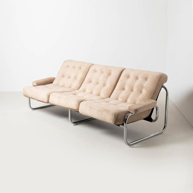 1970s Borkum 3 Seater Sofa by Johan Bertil Häggström for Ikea, 1970s For Sale - Image 5 of 9