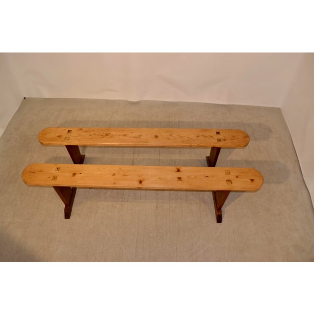 Pair of 19th C French Benches For Sale In Greensboro - Image 6 of 13