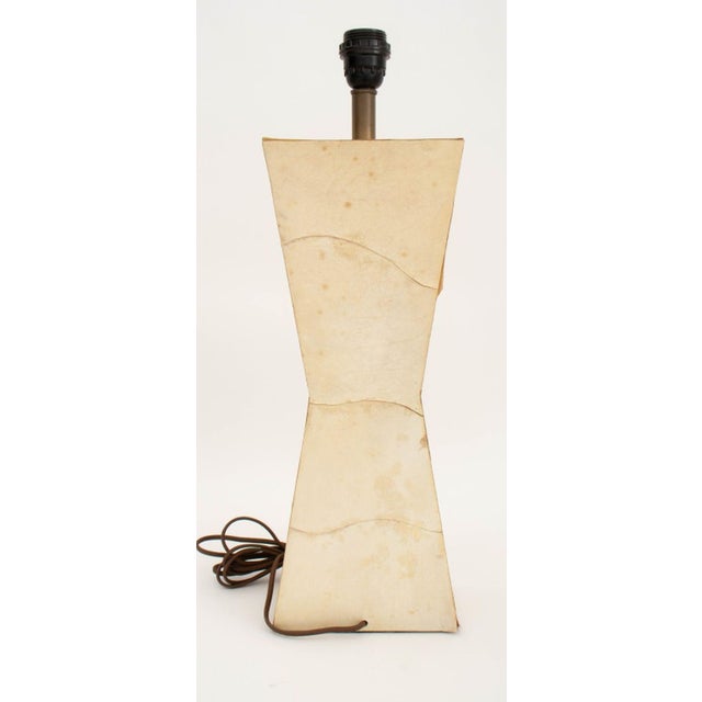 Jean-Michel Frank Jean-Michel Frank Style Goatskin Table Lamp For Sale - Image 4 of 10