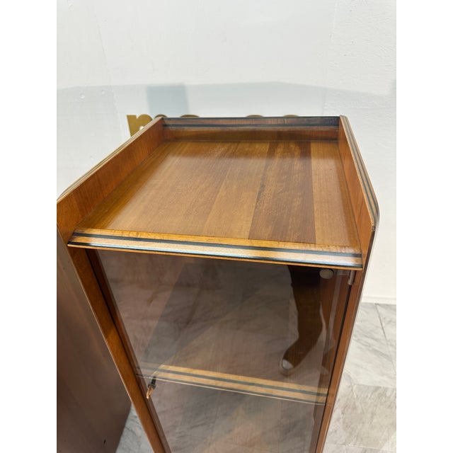 Wood Five Leather and Walnut Artona Chests of Drawers by Afra & Tobia Scarpa for Maxalto For Sale - Image 7 of 10