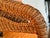 Mid-Century Modern 1970s Mid-Century Modern Bohemian Coastal Riviera Arched Woven Natural Wicker and Rattan Wall Mirror With Intricate Detail. 51”Hx31”Lx2.5”D For Sale - Image 3 of 12