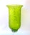 This elegant vase is a 2004 Michael Weems Elise Green piece, featuring a beautiful green color in a neoclassical style....
