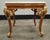 Meroni Francesco for Versaille design Center Louis XV Style Partial Gilt Handcrafted Mahogany and Marble Side Table....