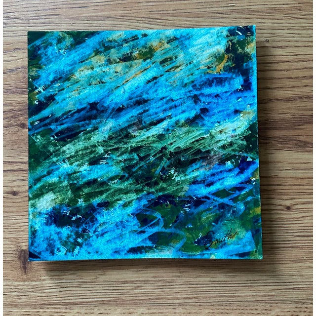 2020s Nancy Smith Signed Original Watercolor For Sale - Image 5 of 5