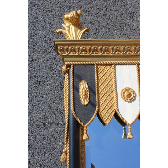 Carvers' Guild Carvers' Guild Heraldic Pavilion Mirror Designed by Carol Canner For Sale - Image 4 of 18