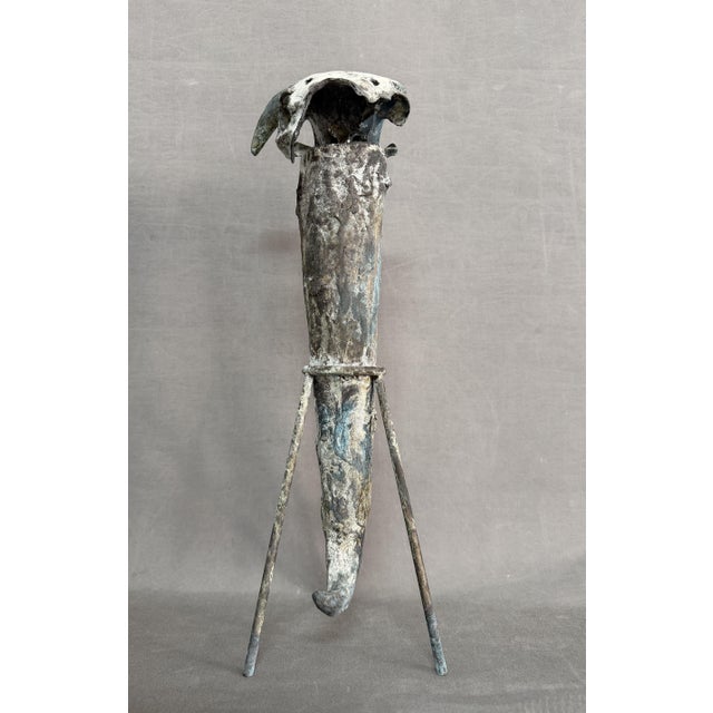 Jaume Plensa, Penagos Prize Sculpture, 1989, Bronze For Sale - Image 4 of 13