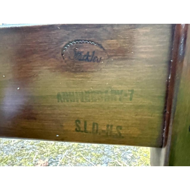 Vintage Stickley Federal Style 4 Poster Queen Size Bed Frame For Sale - Image 10 of 18