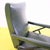 Green Faux Leather Reclining Lounge Chair attributed to Silvio Cavatorta For Sale - Image 3 of 8