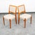 Mid Century Danish Modern Dining Chairs Set 4 Wool Teak Wood Svegards Sweden MCM For Sale - Image 9 of 12