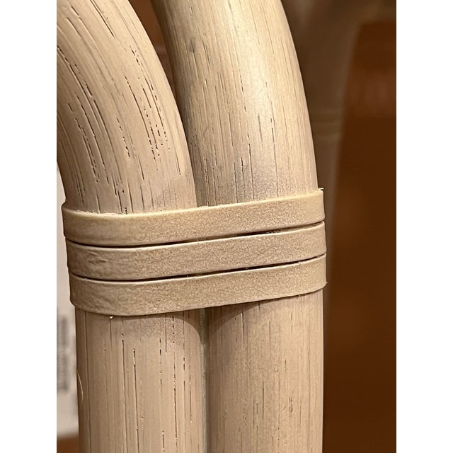 Baker McGuire Exalt Bar Stool, Natural Finish, Loose Seat Cushion - Pair For Sale - Image 15 of 18