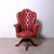 Vintage Chesterfield-Style Swivel Office Chair, 1960s For Sale - Image 9 of 18
