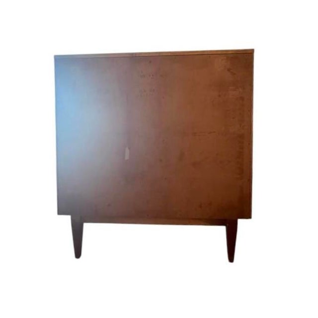 Mid-Century Modern Vintage Lane High Boy Dresser Bureau Solid Maple MCM 40.5x18x38” For Sale - Image 3 of 14