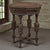 Antique Jacobean Style Octagonal End Table in Hand Waxed Oak is a beautifully scaled accent table with rich carved detail,...