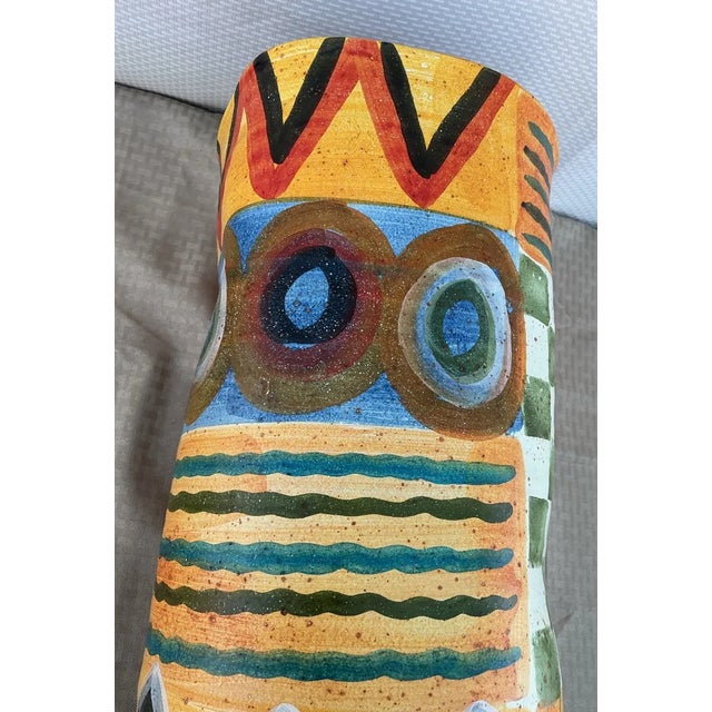 1950s 1950s Mid-Century Modern Italica Ars Italian Ceramic Vase For Sale - Image 5 of 8