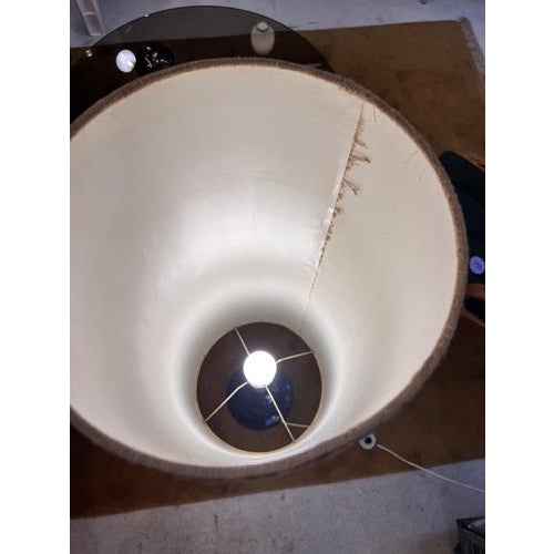 Floor Lamp in Dark Brown Beige Ceramic from EEA Leuchten For Sale - Image 10 of 11