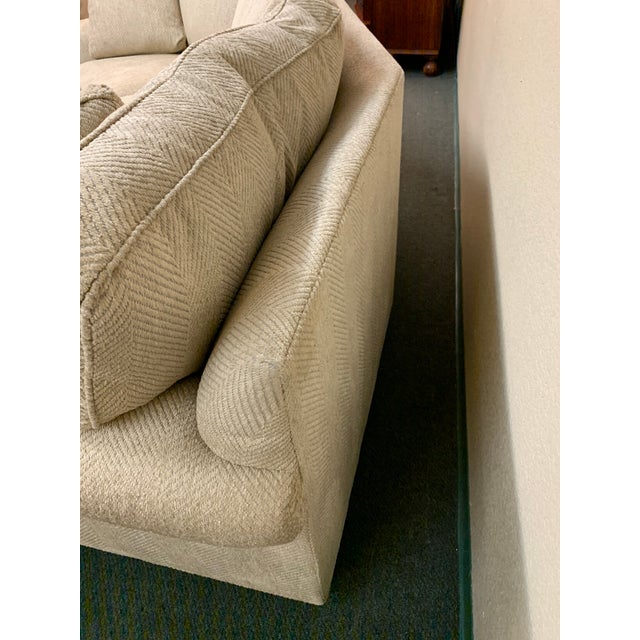 Ethan Allen Bennet Conversation Sofa Chairish