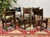 Antique English Chairs in Oak and Leather, 1800s, Set of 6 For Sale - Image 15 of 18